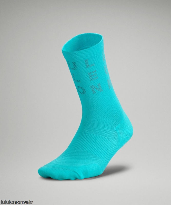 Lululemon Damen DELULU451 | Lululemon Deutschland Electric Türkis Power Stride Crew Socke Reflektierend